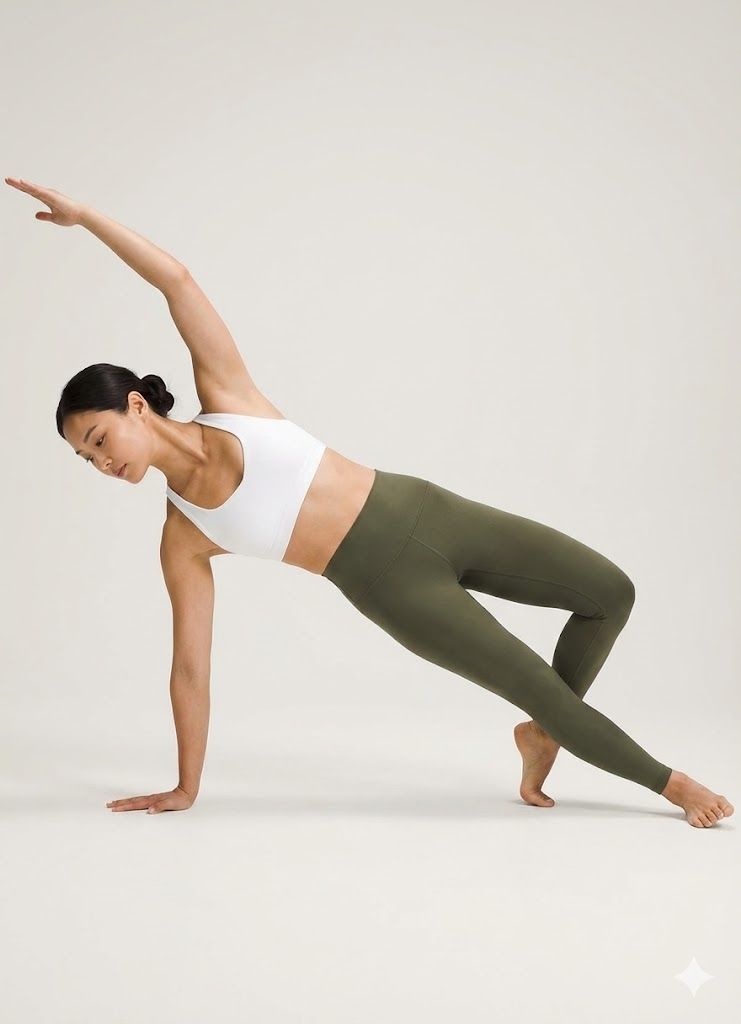 Yoga Leggings Model in Studio Setting