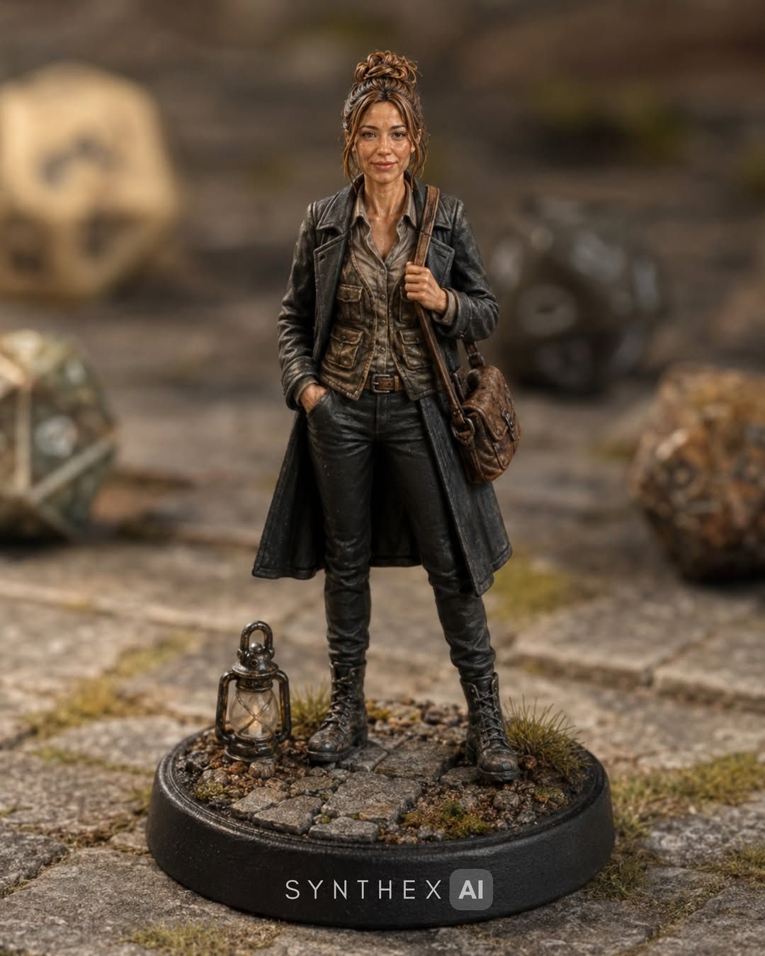 Photorealistic Resin Miniature Portrait