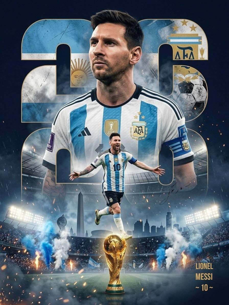 Argentina Soccer Team Promotional Artwork