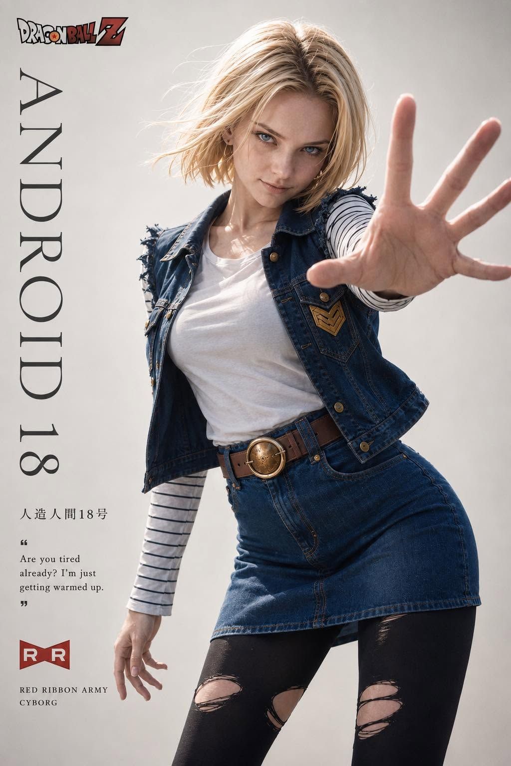 Cinematic Character Poster of Android 18