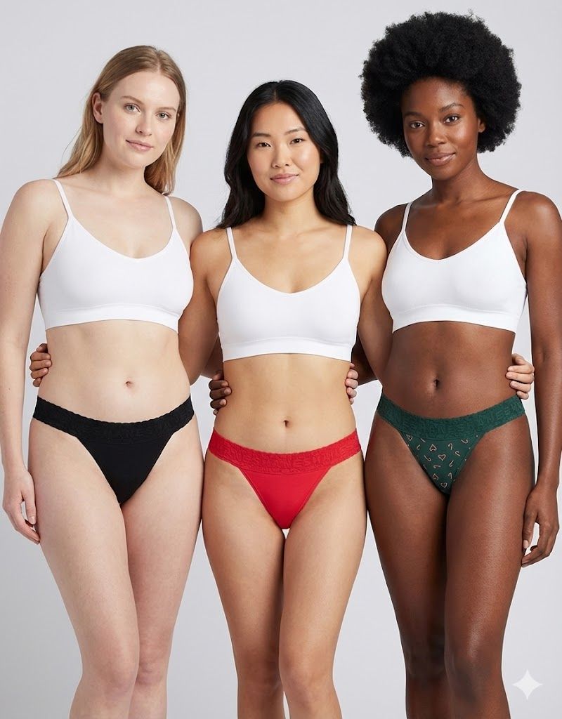 Diverse Women in Minimal Studio Environment