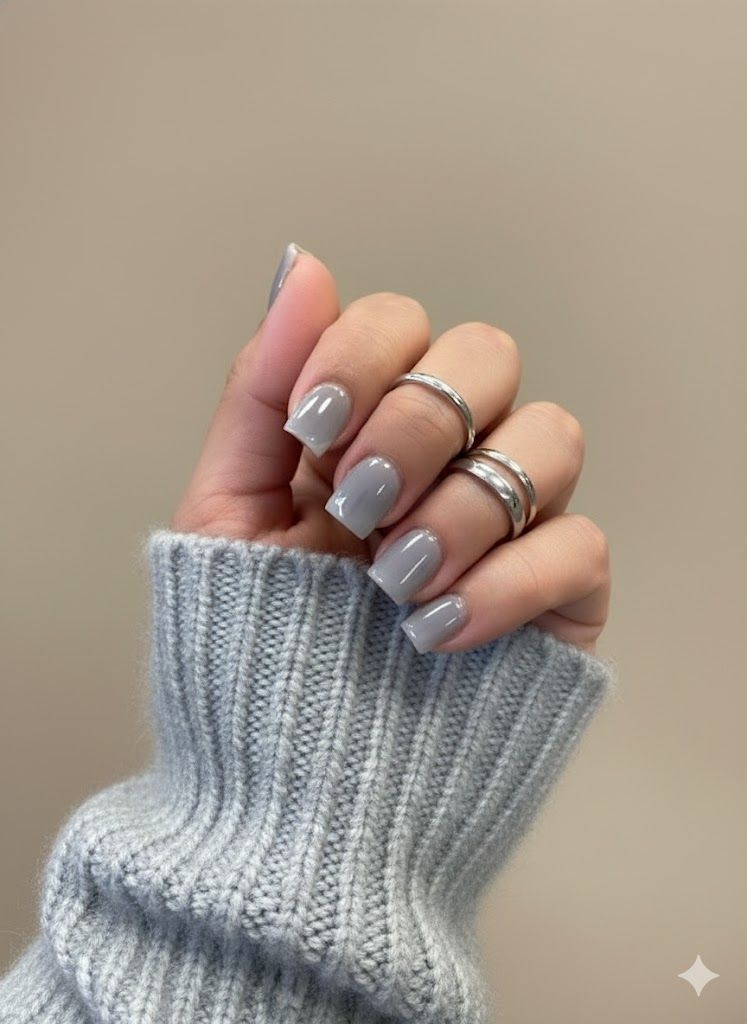 Elegant Nail Art Close-Up in Studio Setting