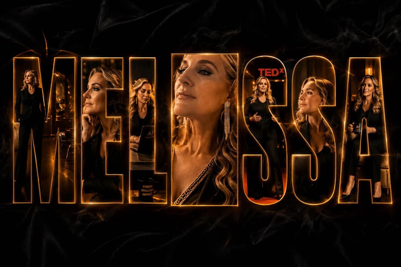 Luxury Name Collage for Melissa